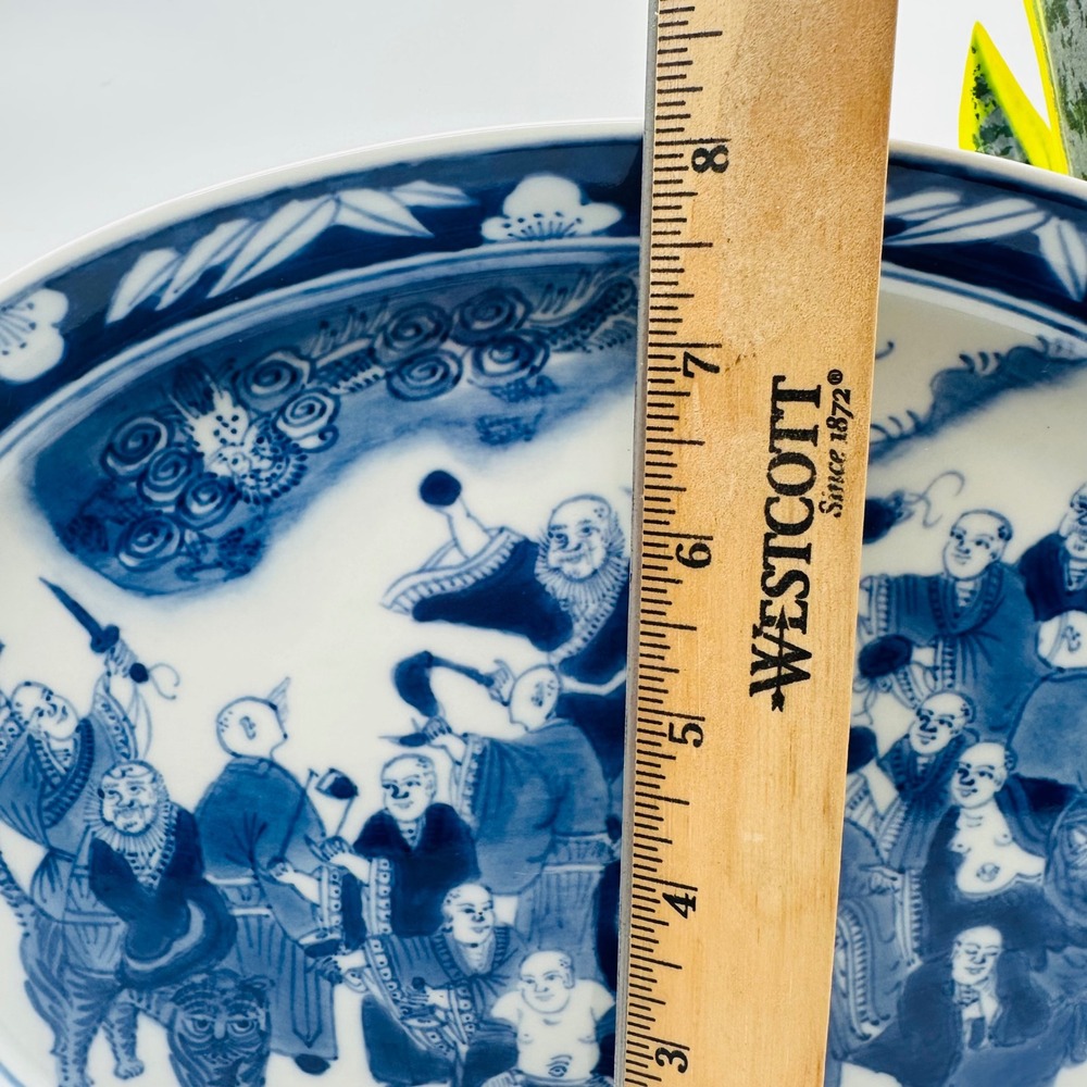 Vintage Chinese Export Blue and White Porcelain Oval Platter 10.5" - Picture 4 of 5
